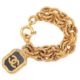 Bracelet à breloques doré Chanel Doré