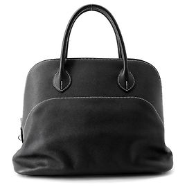 Hermès Hermes Bolide Relax 35 Handtasche in Schwarz Epsom Souple Schwarz