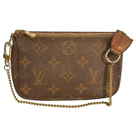Louis Vuitton Mini Pochette Accessoires Monogram Canvas Brown Monogram