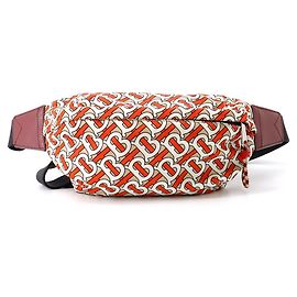 Sac bandoulière en nylon Burberry Beige Orange