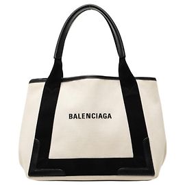 Balenciaga Navy Cabas Tote Bag Schwarz Roh