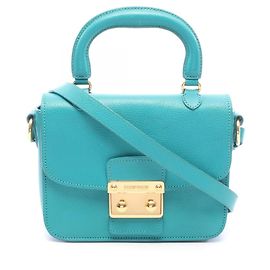 Miu Miu Madras 2-Way Handtasche Grün