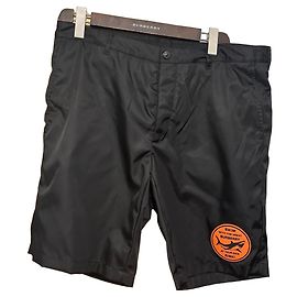 Pantaloncini da bagno Burberry con stampa squalo Nero