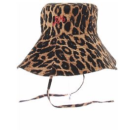 Autre Marque Sombrero con estampado animal Castaño