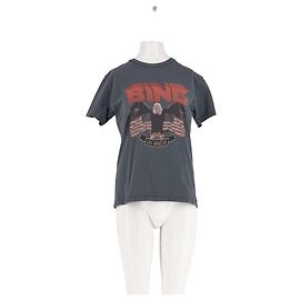 Top en coton gris Anine Bing Gris