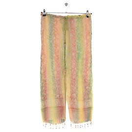 Autre Marque Pantalones de seda multicolores Multicolor