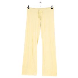 Pantalones de algodón amarillos Juicy Couture Amarillo