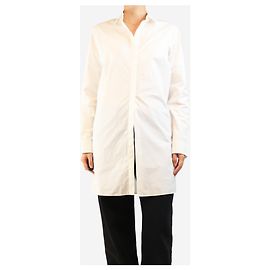 The row Camisa longa off-white - size UK 12 Branco