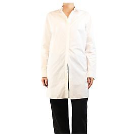 The row Off-white long shirt - size UK 12 White