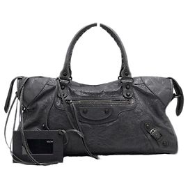 Balenciaga Bolsa City Cinza Cinza