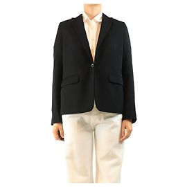 Vince Blazer noir à boutonnage simple - size UK 10 Noir