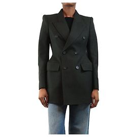 Balenciaga Grey double-breasted blazer - size UK 8 Grey