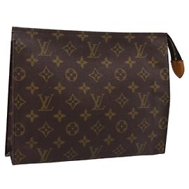 LOUIS VUITTON Monogram Poche Toilette 26 Pouch M47542 LV Altro