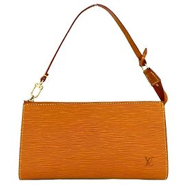 Sac à main Louis Vuitton Vintage en cuir Epi Marron
