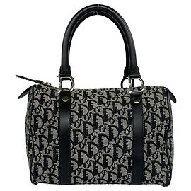 Bolsa Christian Dior com padrão Trotter Preto