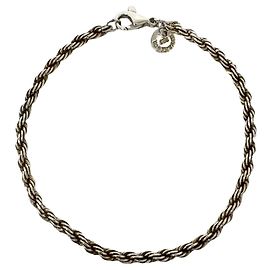 Autre Marque Tiffany Twist Rope Armband Silber