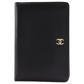 Portefeuille bi-fold Chanel Coco Mark Noir