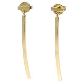 Autre Marque Boucles d'oreilles Tiffany & Co. 750YG T Wire Bar Autre