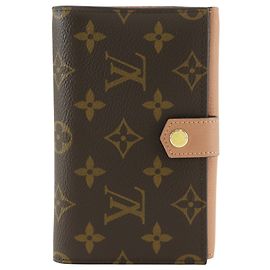 Louis Vuitton Portefeuille Pallas Compact Bi-fold Wallet Marron Rose Monogramme