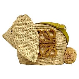 Bolsa de Ombro Bucket Bunny Loewe Bege