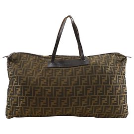 Sac Boston Fendi Zucca Marron