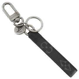 Portachiavi Louis Vuitton Monogram Eclipse Nero Monogramma