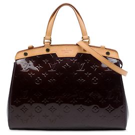 Louis Vuitton Purple Monogram Vernis Brea MM Porpora