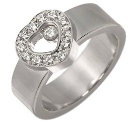 Chopard Happy Diamond Heart Ring in 18K White Gold Other