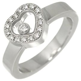Chopard Happy Diamond Heart Ring in 18K White Gold Other