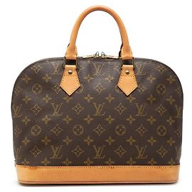 Louis Vuitton Alma PM Handbag Brown