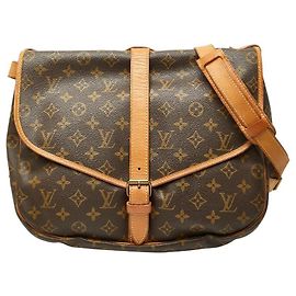 Louis Vuitton Monogram Crossbody Bag Brown
