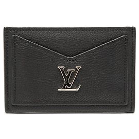 Louis Vuitton Portecartes Lockme Card Case Black