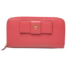 Cartera larga Prada Fiocco Rosa
