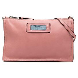 Bolsa de Ombro Prada Etiquette Rosa