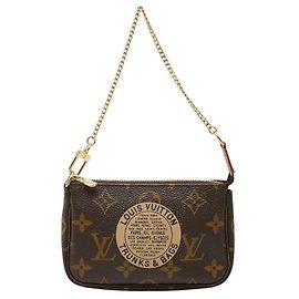 Louis Vuitton Mini Pochette Accessoires M60153 Brown