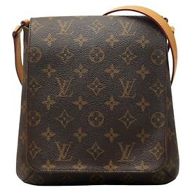 Bolsa Tiracolo Louis Vuitton Musette Salsa Long Marrom