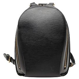 Mochila Louis Vuitton Epi Mabillon Negro