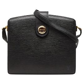 Louis Vuitton Epi Capucin Shoulder Bag Black