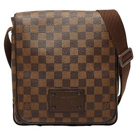 Sac à épaule Louis Vuitton Brooklyn PM Marron