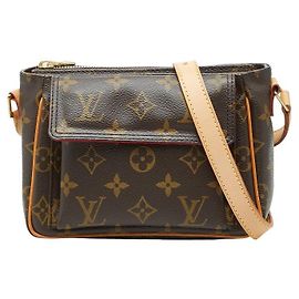 Borsa a tracolla Louis Vuitton Vivacite PM Monogram Marrone