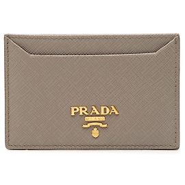 Prada Saffiano Kartenetui 1MC208 Grau