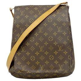 Bolsa de Ombro Louis Vuitton Monogram Musette Marrom
