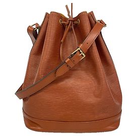 Louis Vuitton Epi Noe Shoulder Bag Brown