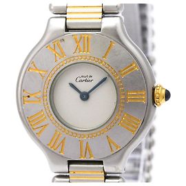 Reloj para mujer Cartier Must 21 de acero chapado en oro Quartz Otro