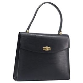 Sac à main LOUIS VUITTON Epi Malesherbes Black M52372 LV Auth BA15558 Noir