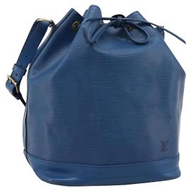 Borsa a tracolla LOUIS VUITTON Epi Noe Blu M44005 LV Auth BA15580 Blu