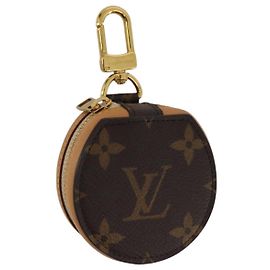 LOUIS VUITTON Monogram Etui Earphone Case GI0495 LV Auth 204778M Monogram