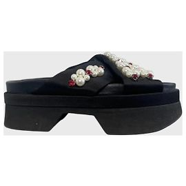 Sandales Simone Rocha noires T.37 Noir
