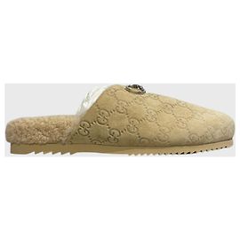 Mules Gucci Horsebit beiges T.39 Beige