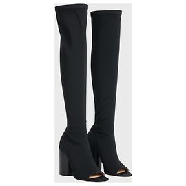 Botas acima do joelho Givenchy pretas T.37 Preto